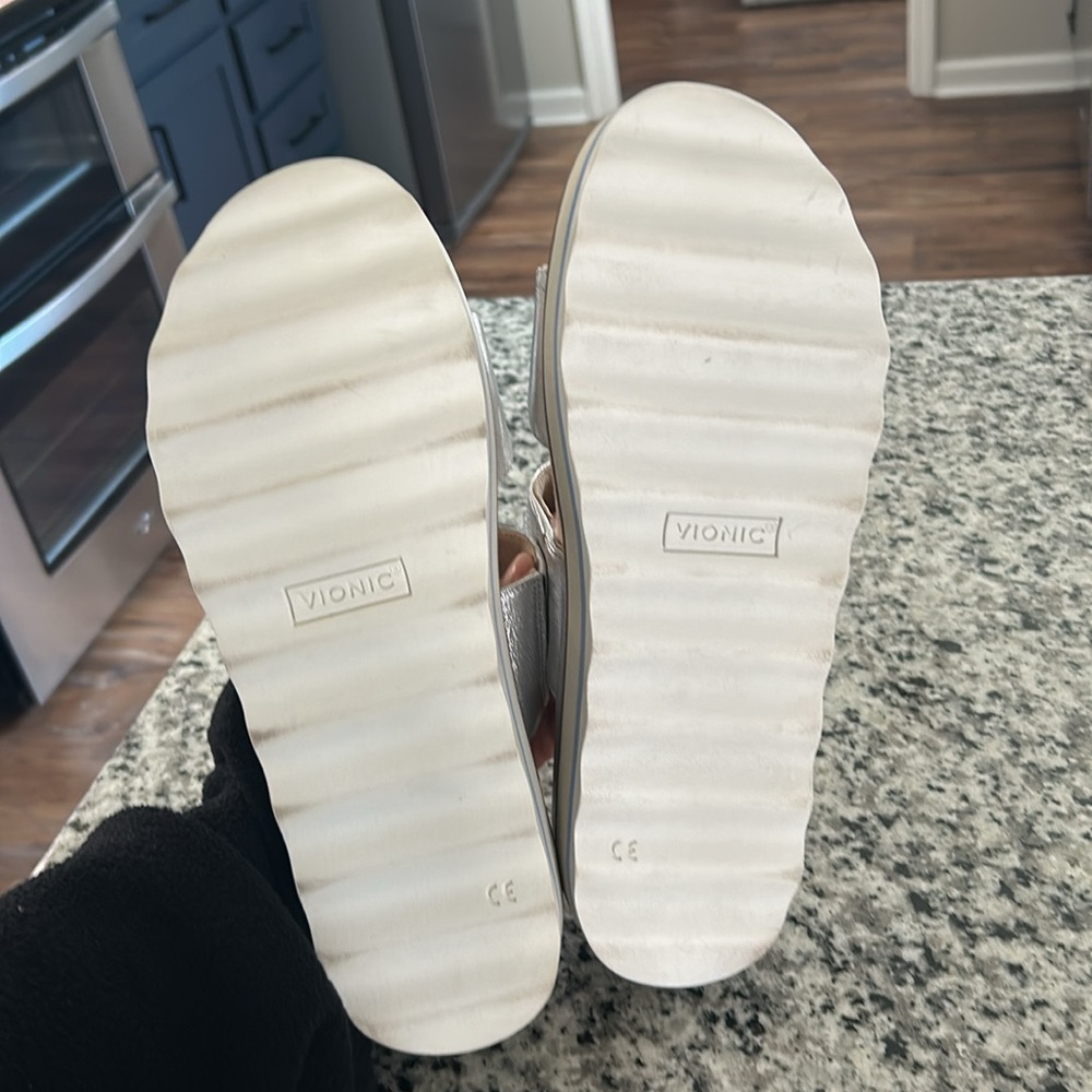 Vionic Silver Platform Sandals - image 12